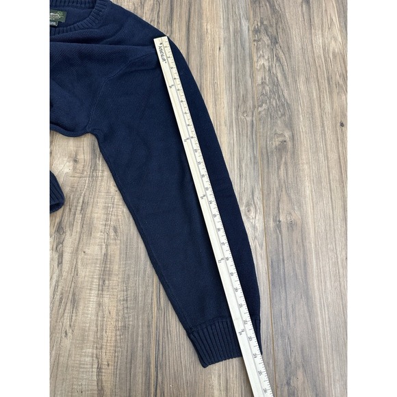 Eddie Bauer Sweater Mens XXL Tall Blue Knit Crewneck Pullover‎ Outdoors - Picture 6 of 14